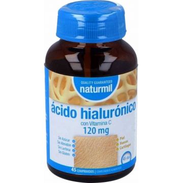 HYALURONIC ACID cu VITAMINA C, 120mg, 45 tablete, Naturmil - Type Nature