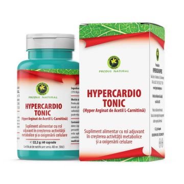 HYPERCARDIO TONIC, 60 capsule, HYPERICUM HYPERCARDIO TONIC, 60 capsule, HYPERICUM