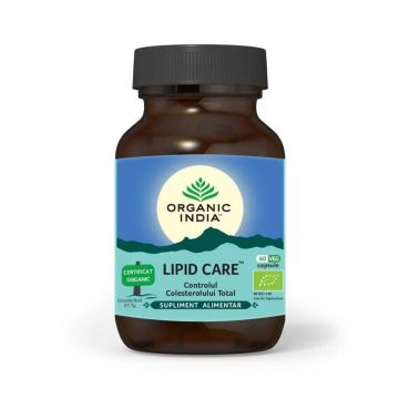 Lipid Care - Controlul Colesterolului, 60 capsule, ORGANIC INDIA