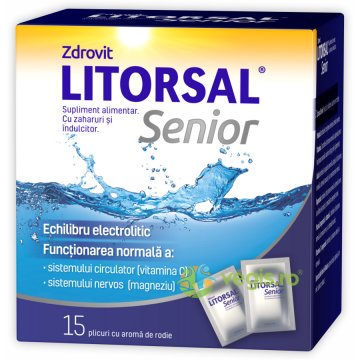 Litorsal Senior cu Aroma de Rodie 15 plicuri