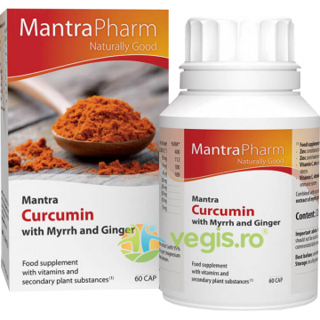 Mantra Curcumin cu Ghimbir si Smirna 60cps