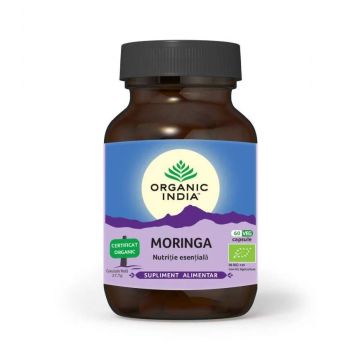 Moringa, nutrienti esentiali, 60 capsule, Organic India