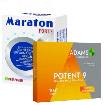 Pachet Maraton 20cps + Potent9 10cps, Adams