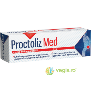 Proctoliz Med Crema Antihemoroidala 25g