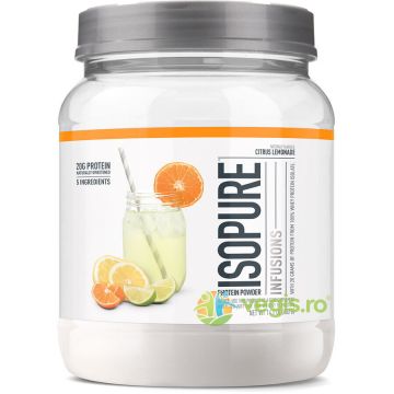 Proteina Izolata din Zer cu Aroma de Citrice Isopure Infusions 400g