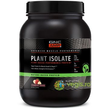 Proteina Vegana cu Aroma de Capsuni si Banane Amp Plant Isolate 935.2g