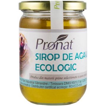 Sirop e agave, eco-bio, 650g / 500 ml, Pronat