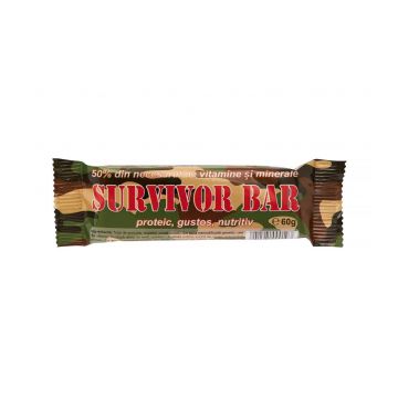 SURVIVOR BAR - baton proteic, 60g, REDIS