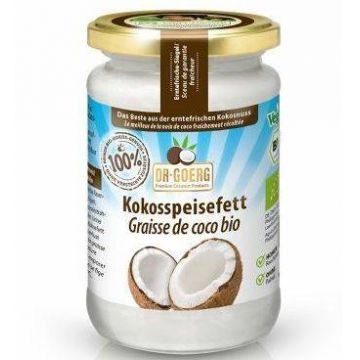 Ulei de cocos Premium dezodorizat, pentru gatit, eco-bio, 200ml Dr. Goerg