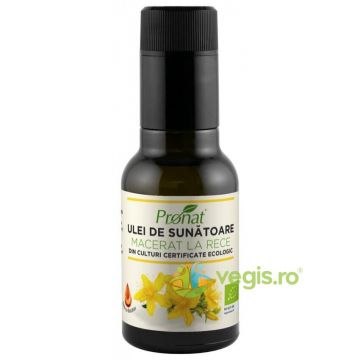 Ulei de Sunatoare Macerat la Rece Ecologic/Bio 100ml