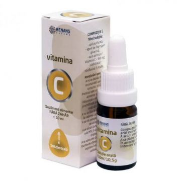 VITAMINA C FARA ZAHAR, solutie, 10ml, RENANS PHARMA