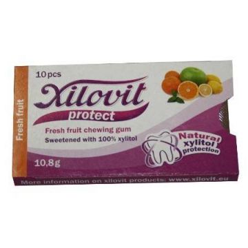 Xilovit - guma de mestecat cu xylitol - citrice 10,8g