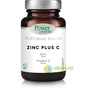 Zinc Plus C (Zinc 16mg + Vitamina C 150mg) Platinum 30tb