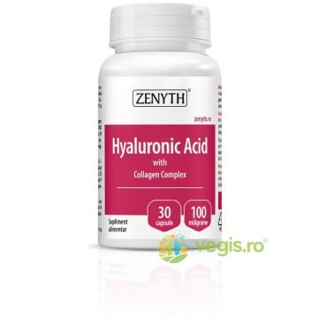 Acid Hyaluronic cu Collagen Complex 100mg 30cps
