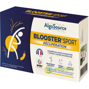 Blooster Sport Recuperare (Magneziu Marin Concentrat si Extract Lichid de Spirulina) 5 flacoane