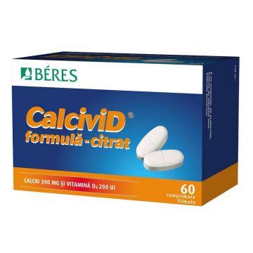 Calcivid citrat 60 comprimate Beres