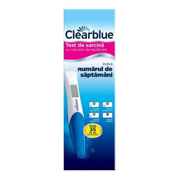 Clearblue test de sarcina digital cu indicator de saptamani