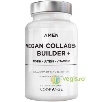 Colagen Vegan cu Biotina, Luteina si Vitamina C CodeAge Amen 30cps