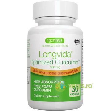 Curcumina Optimizata 500mg LONGVIDA® 30cps