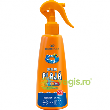 Emulsie Spray de Plaja SPF50 pentru Copii cu Ulei de Catina 200ml