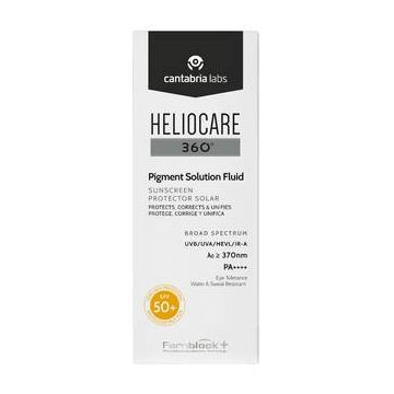 Heliocare 360 Pigment Solution Fluid SPF 50 pentru protectie solara 50 ml Cantabria Labs