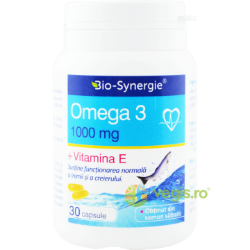 Omega 3 Ulei de Somon + Vitamina E 30cps moi