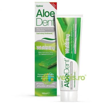 Pasta de Dinti fara Fluor cu Aloe Vera Whitening Aloe Dent 100ml