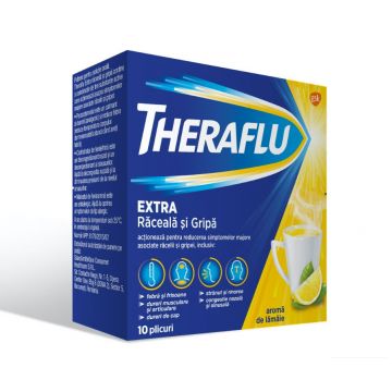 Theraflu Extra Raceala si Gripa x 10 plicuri