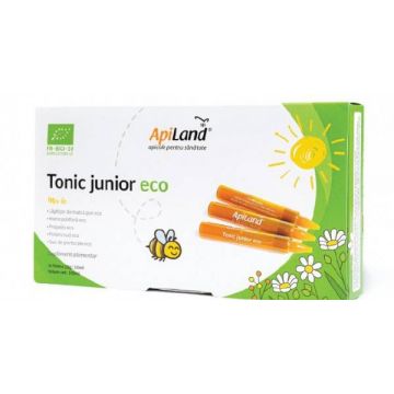 Tonic Junior, tonic apicol pentru copii, eco-bio 20 fiole, Apiland