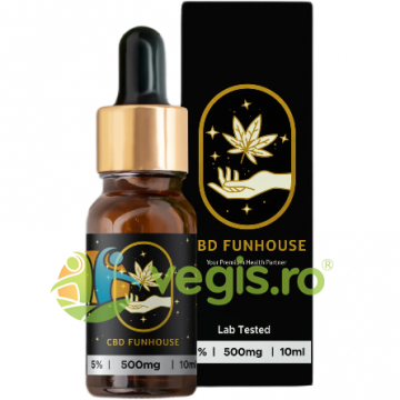 Ulei CBD 500mg Premium 5% 10ml