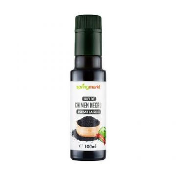 Ulei de Chimen Negru, presat la rece, 100ml, Springmarkt Ulei de Chimen Negru, presat la rece, 100ml, Springmarkt