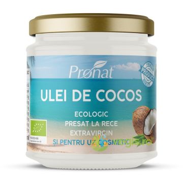 Ulei de Cocos Extravirgin Presat la Rece Ecologic/Bio 200ml