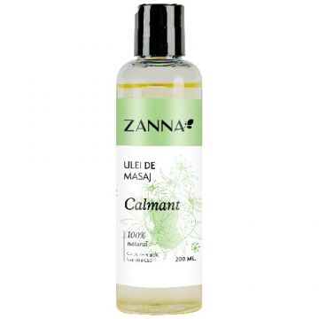 Ulei de masaj Calmant cu CBD si Lavanda, 200ml, Zanna