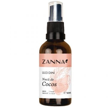 Ulei nuca de Cocos 50ml, Zanna