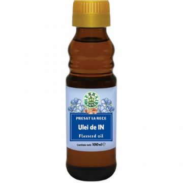 Ulei Seminte In, presat la rece, 100ml, HerbalSana Ulei Seminte In, presat la rece, 100ml, HerbalSana