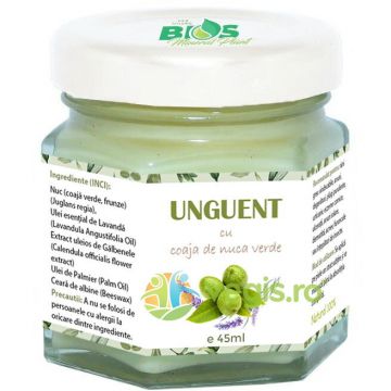 Unguent cu Coaja de Nuca Verde 45ml
