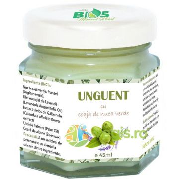 Unguent cu Coaja de Nuca Verde 45ml