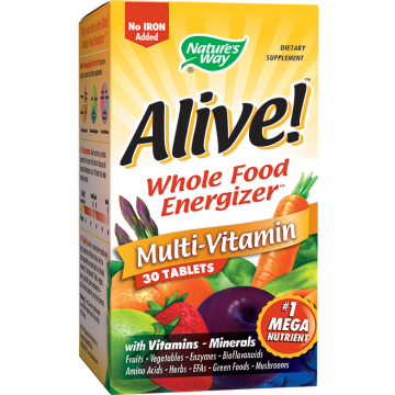 Alive multivitamine fara fier 30cp - NATURES WAY