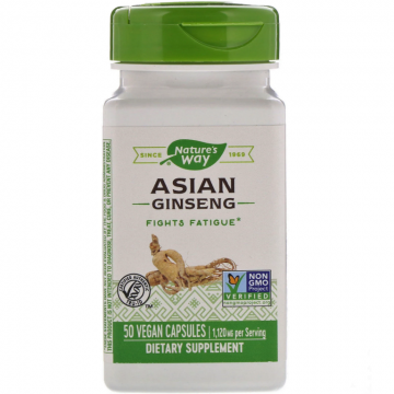 Asian ginseng 560mg 50cps - NATURES WAY