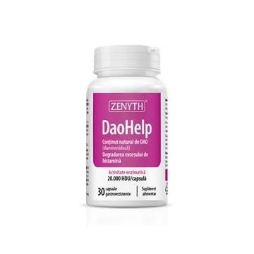 Daohelp (diaminoxidaza) - intoleranta la Histamina, 30 capsule, Zenyth Daohelp (diaminoxidaza) - intoleranta la Histamina, 30 capsule, Zenyth