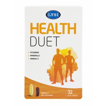 Kit Health duet [omega3+multivitamine minerale] 32+32cp - LYSI