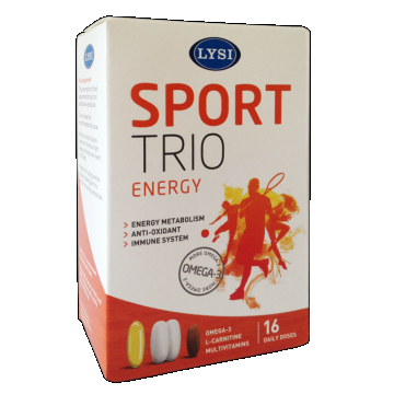 Sport trio [omega3+L carnitina+multivitamine] 4x16cps - LYSI