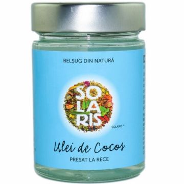 Ulei cocos presat rece 300ml - SOLARIS