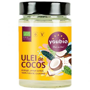 Ulei de Cocos organic 330ml, Youbio