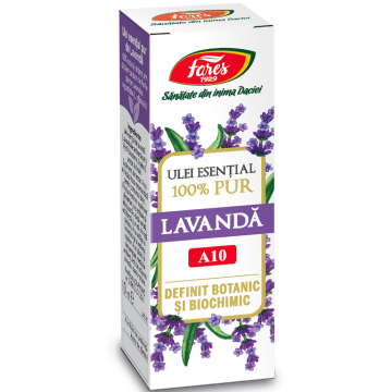 Ulei esential lavanda 100% pur 10ml - FARES