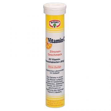 Vitamina C 180mg 20ef - KRUGER
