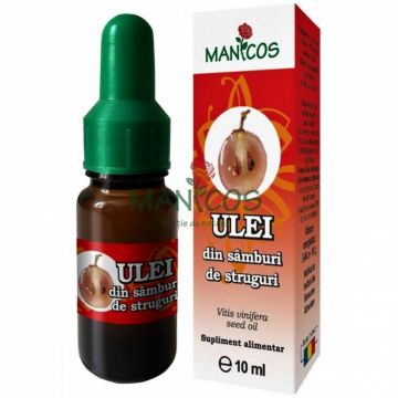 Ulei samburi struguri 10ml - MANICOS