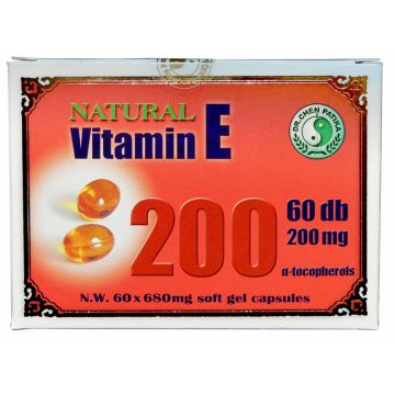 Vitamina E natural 200mg 60cps - DR CHEN PATIKA