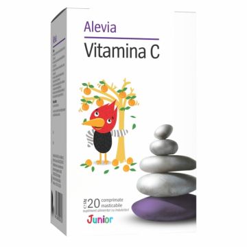 Vitamina C 100mg junior flacon 20cp - ALEVIA