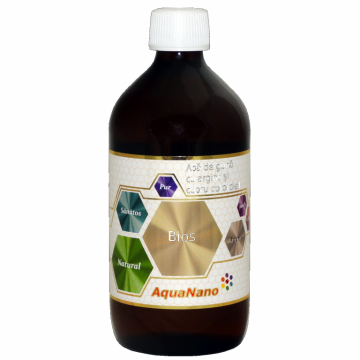 Apa gura cupru argint coloidal 12ppm Bios 480ml - AQUA NANO